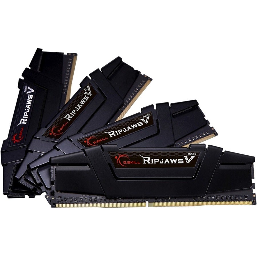 G.SKILL Ripjaws V RAM Module - 64 GB (4 x 16GB) - DDR4-3200/PC4-25600 DDR4 SDRAM - 3200 MHz - CL16 - 1.35 V