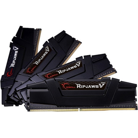 G.SKILL Ripjaws V RAM Module - 64 GB (4 x 16GB) - DDR4-3200/PC4-25600 DDR4 SDRAM - 3200 MHz - CL16 - 1.35 V