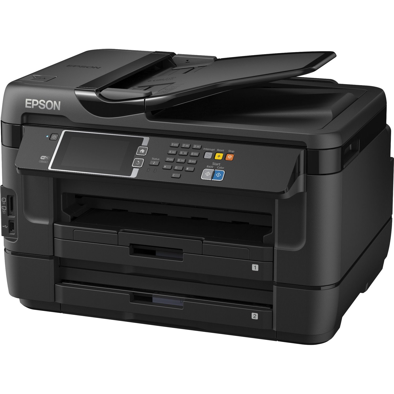 Epson WorkForce 7620 Wireless Inkjet Multifunction Printer - Colour