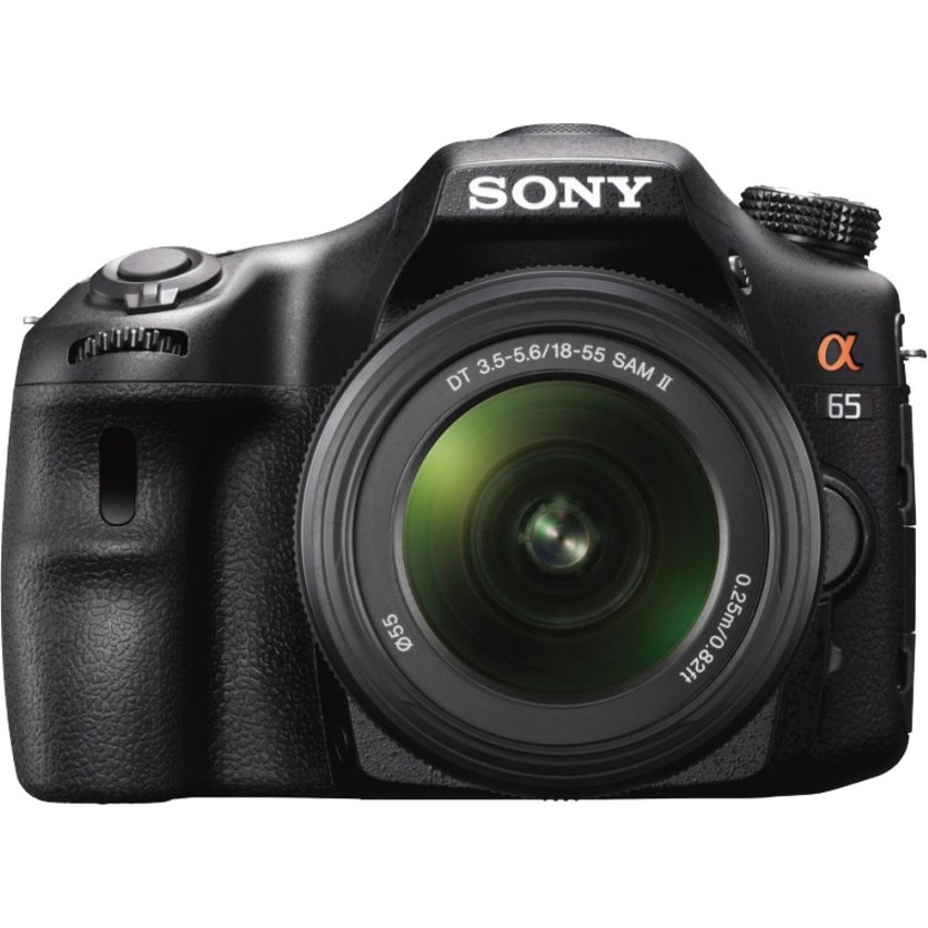 Sony alpha SLT-A65 24.3 Megapixel Digital SLT Camera with Lens - 0.71" - 2.17"