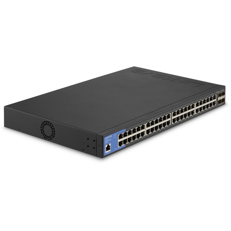 Linksys 48-Port Managed Gigabit Switch with 4 10G SFP+ Uplinks