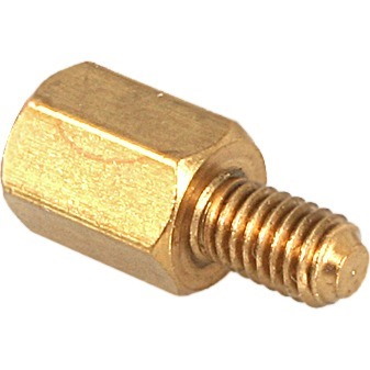 StarTech.com 6-32 Brass Motherboard Standoffs for ATX Computer Case - 15 Pack