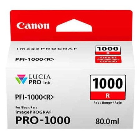 Canon LUCIA PRO PFI-1000 R Original Inkjet Ink Cartridge - Red Pack