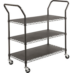 Safco 3-shelf Wire Utility Cart