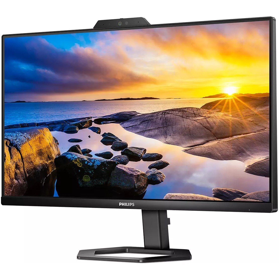 Philips 24E1N5300HE 24" Class Webcam Full HD LCD Monitor - 16:9 - Textured Black