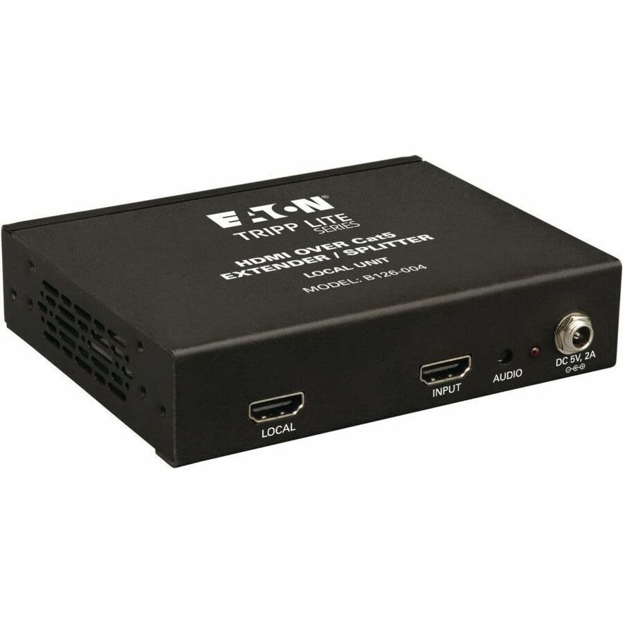 Eaton Tripp Lite Series 4-Port HDMI over Cat5/6 Extender/Splitter, Box-Style Transmitter for Video/Audio, Up to 150 ft. (45 m), TAA