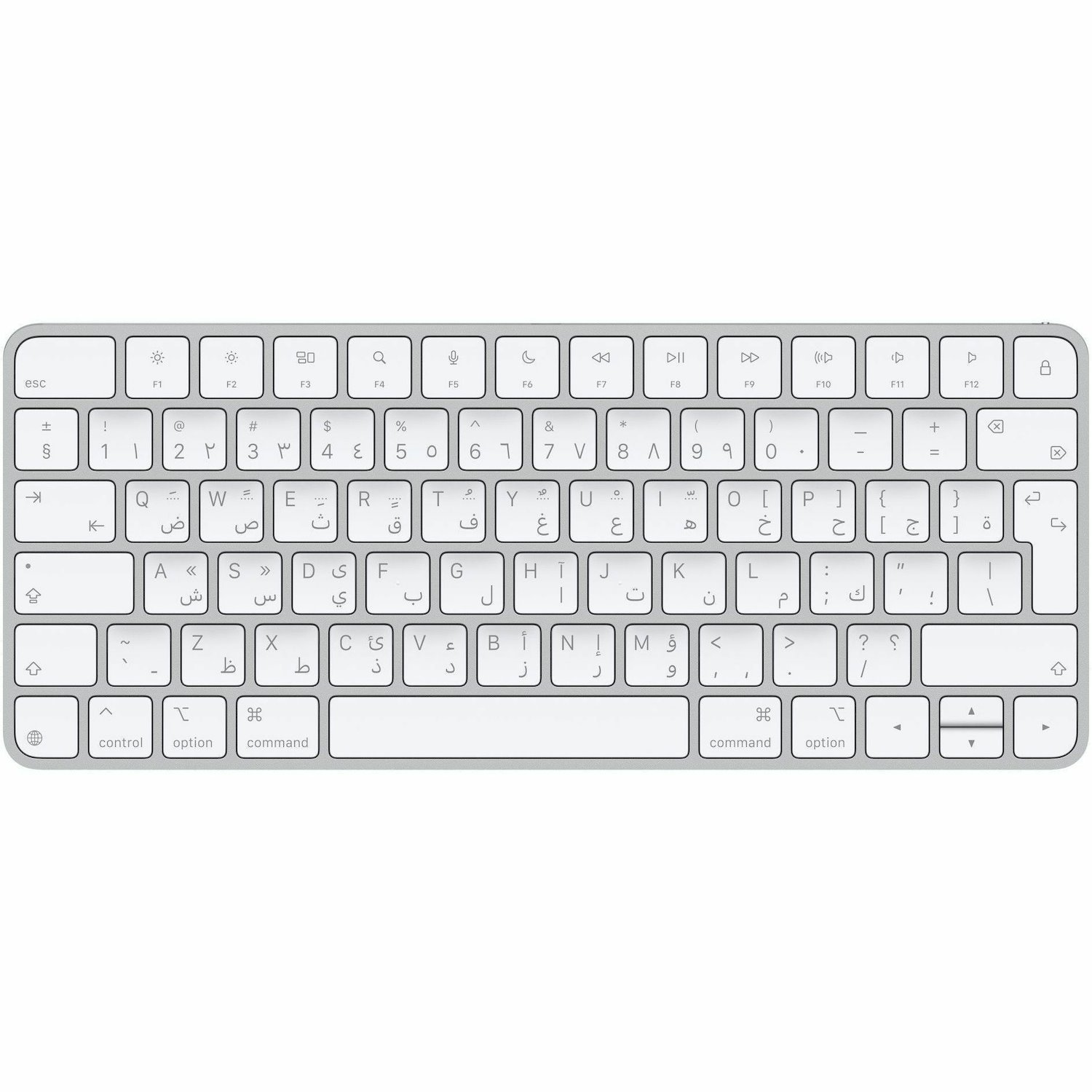 Apple Magic Keyboard - Wired/Wireless Connectivity - USB Type C Interface - Arabic