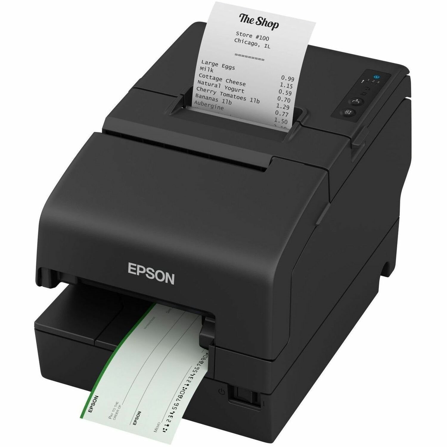 Epson OmniLink TM-H6000VI POS System, Mobile Direct Thermal Printer - Receipt Print - Fast Ethernet - USB - Near Field Communication (NFC) - With Cutter