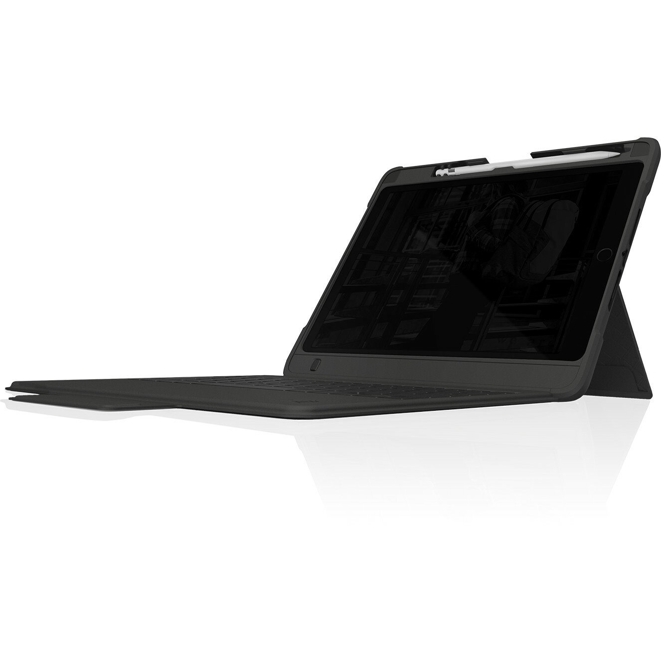 STM Goods Dux Keyboard/Cover Case (Flip) Apple iPad (7th Generation) Tablet - Black