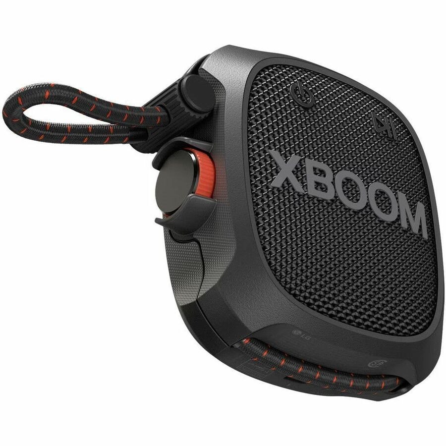 LG XBOOM Go XG2T Portable Bluetooth Speaker System - 5 W RMS - Google Assistant, Siri Supported - Black