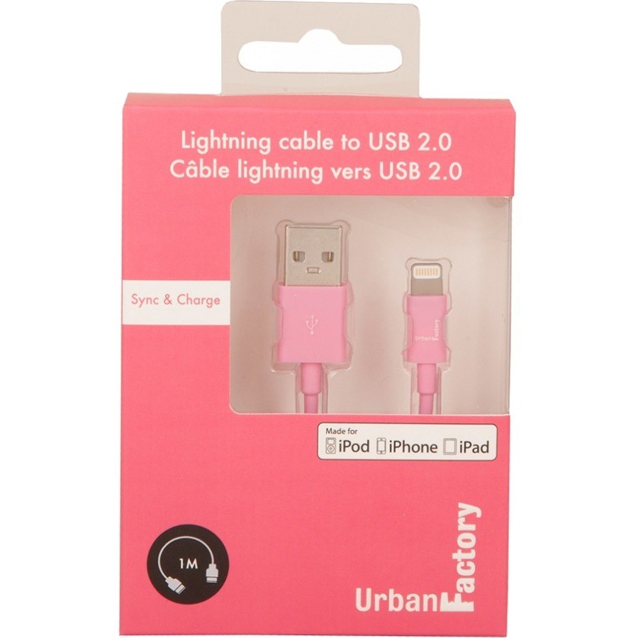 Urban Factory Sync/Charge Lightning/USB Data Transfer Cable