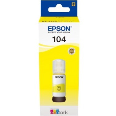 Epson EcoTank 104 Ink Refill Kit - Yellow - Inkjet