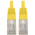 Eaton Tripp Lite Series Cat5e 350 MHz Molded (UTP) Ethernet Cable (RJ45 M/M), PoE - Yellow, 2 ft. (0.61 m)