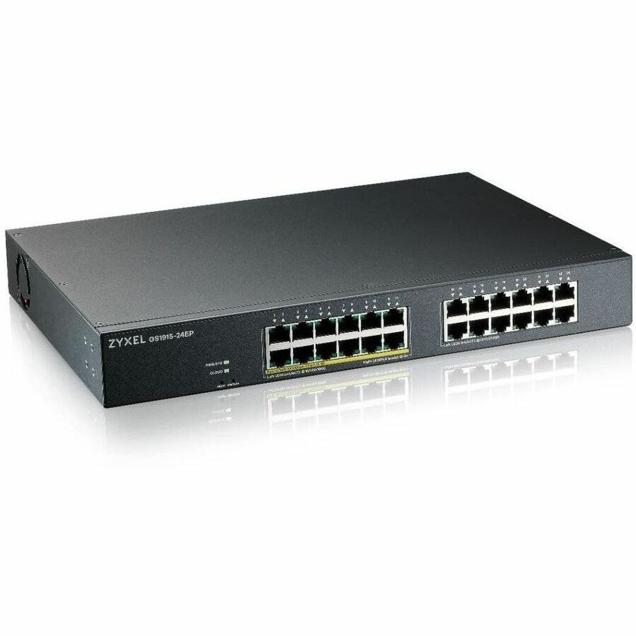 Zyxel Gs1915-24Ep Managed L2 Gigabit Ethernet (10/100/1000) Power Over Ethernet (PoE) 1U Zwart ** New Retail **