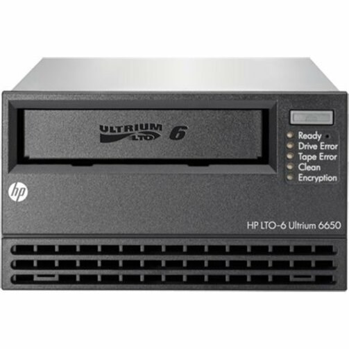 HPE StoreEver LTO-6 Tape Drive - 2.50 TB (Native)/6.25 TB (Compressed) - Black