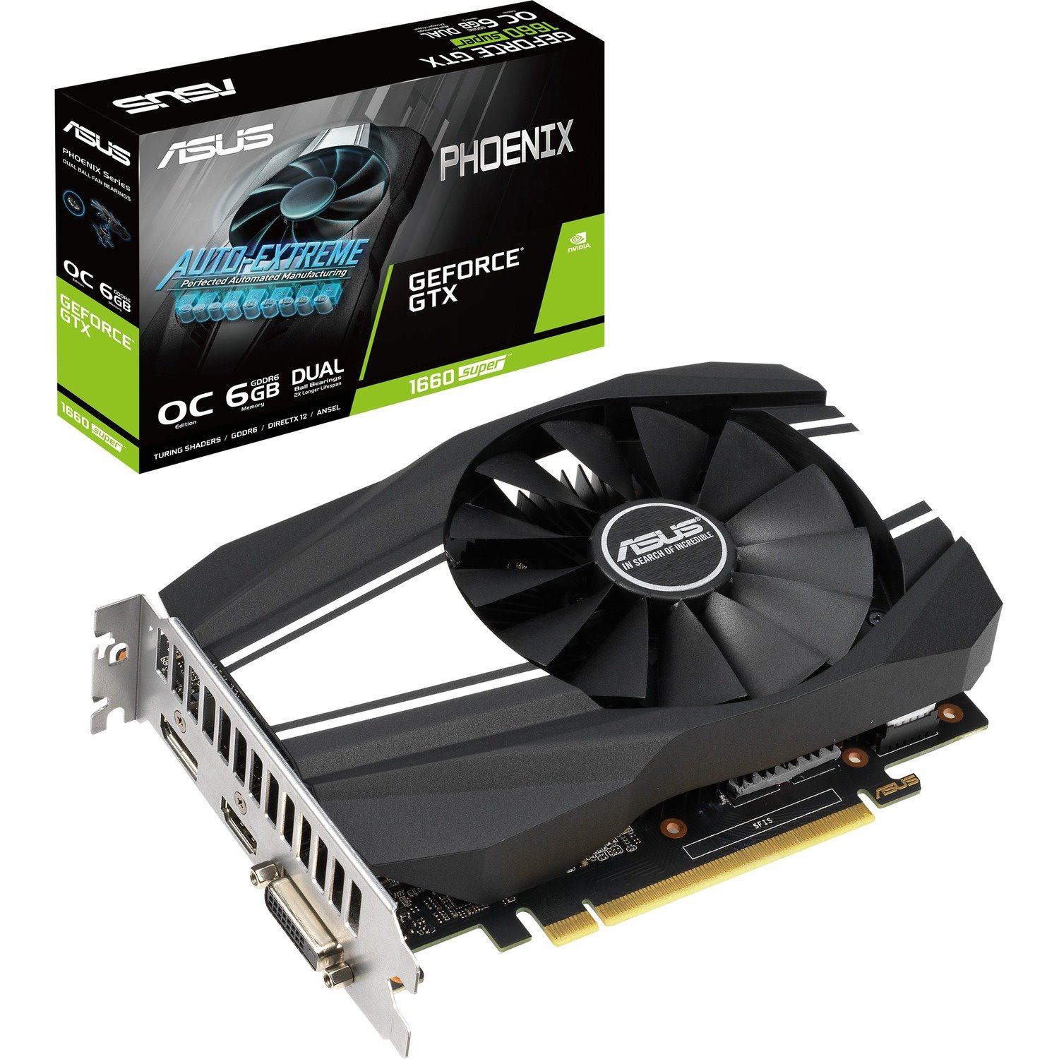 Asus NVIDIA GeForce GTX 1660 SUPER Graphic Card - 6 GB GDDR6