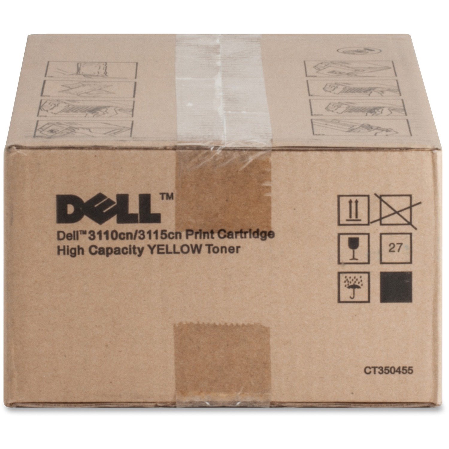 Dell Original High Yield Laser Toner Cartridge - Yellow - 1 Each