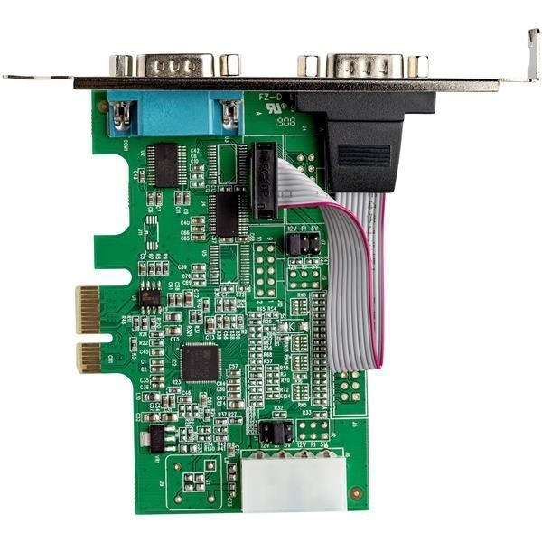 StarTech.com 2-Port PCI Express RS232 Serial Adapter Card - 16950 UART