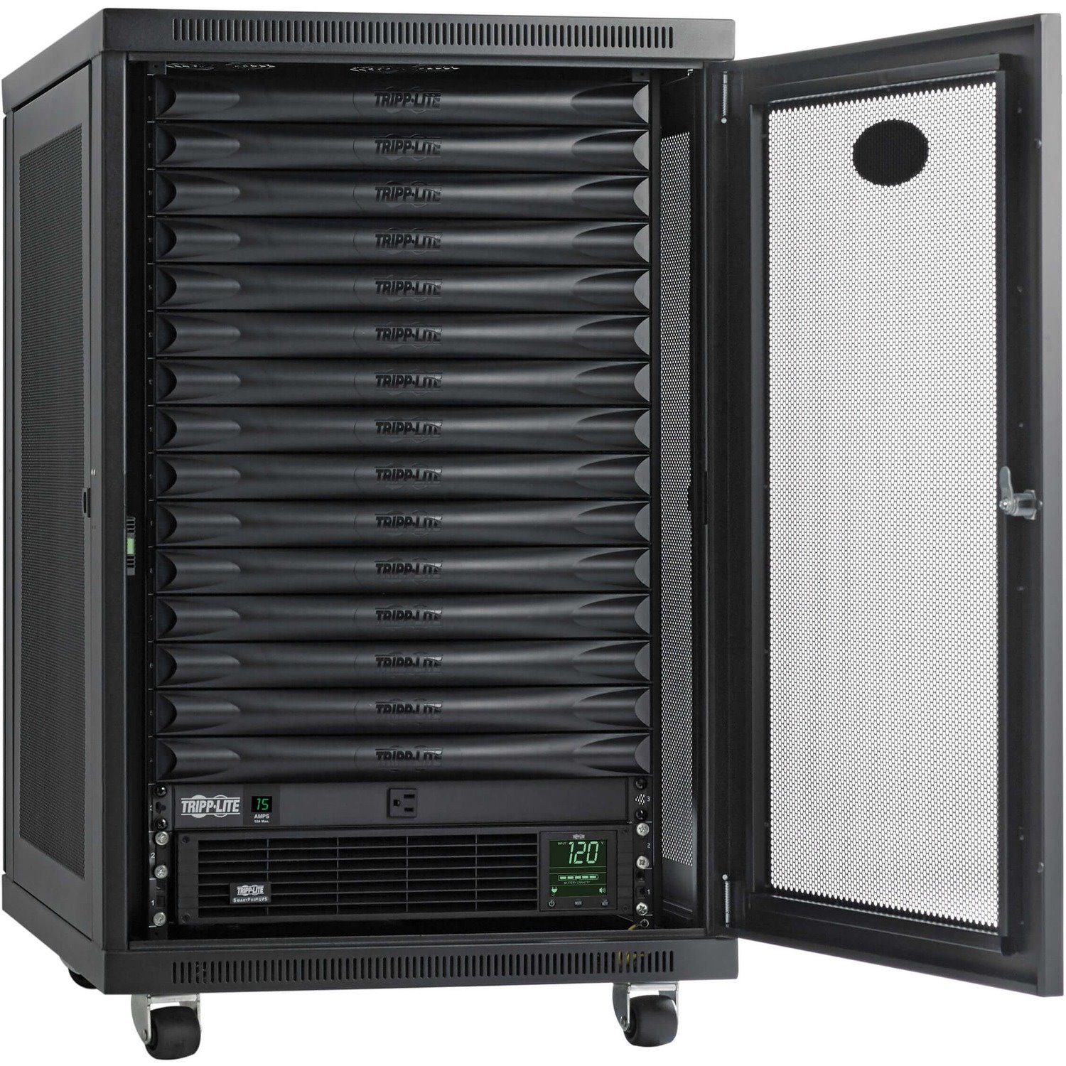 Tripp Lite by Eaton EdgeReady&trade; Micro Data Center - 15U, 1.5 kVA UPS, Network Management and PDU, 120V Kit