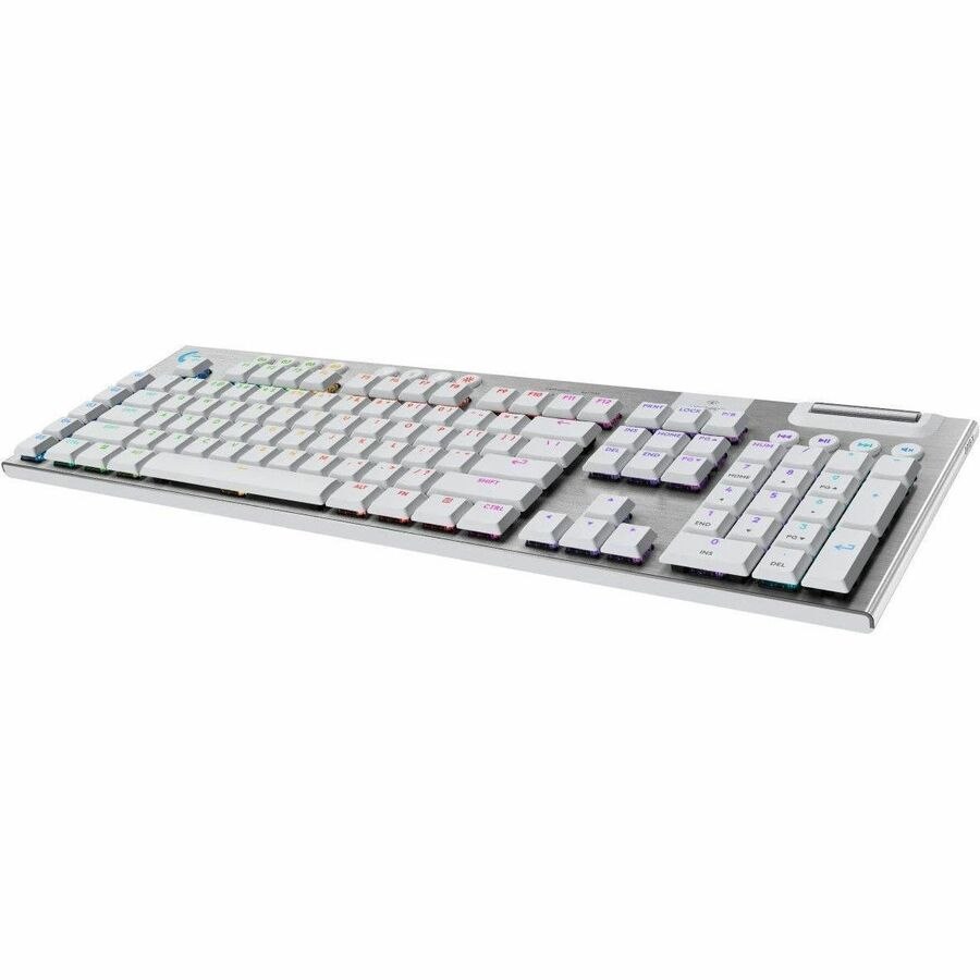 Logitech G G915 X LIGHTSPEED Gaming Keyboard - Wired/Wireless Connectivity - USB Interface - RGB LED - English (UK) - White