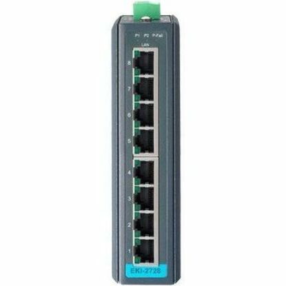 Advantech EKI-2728 8 Ports Ethernet Switch - Gigabit Ethernet - 10/100/1000Base-TX
