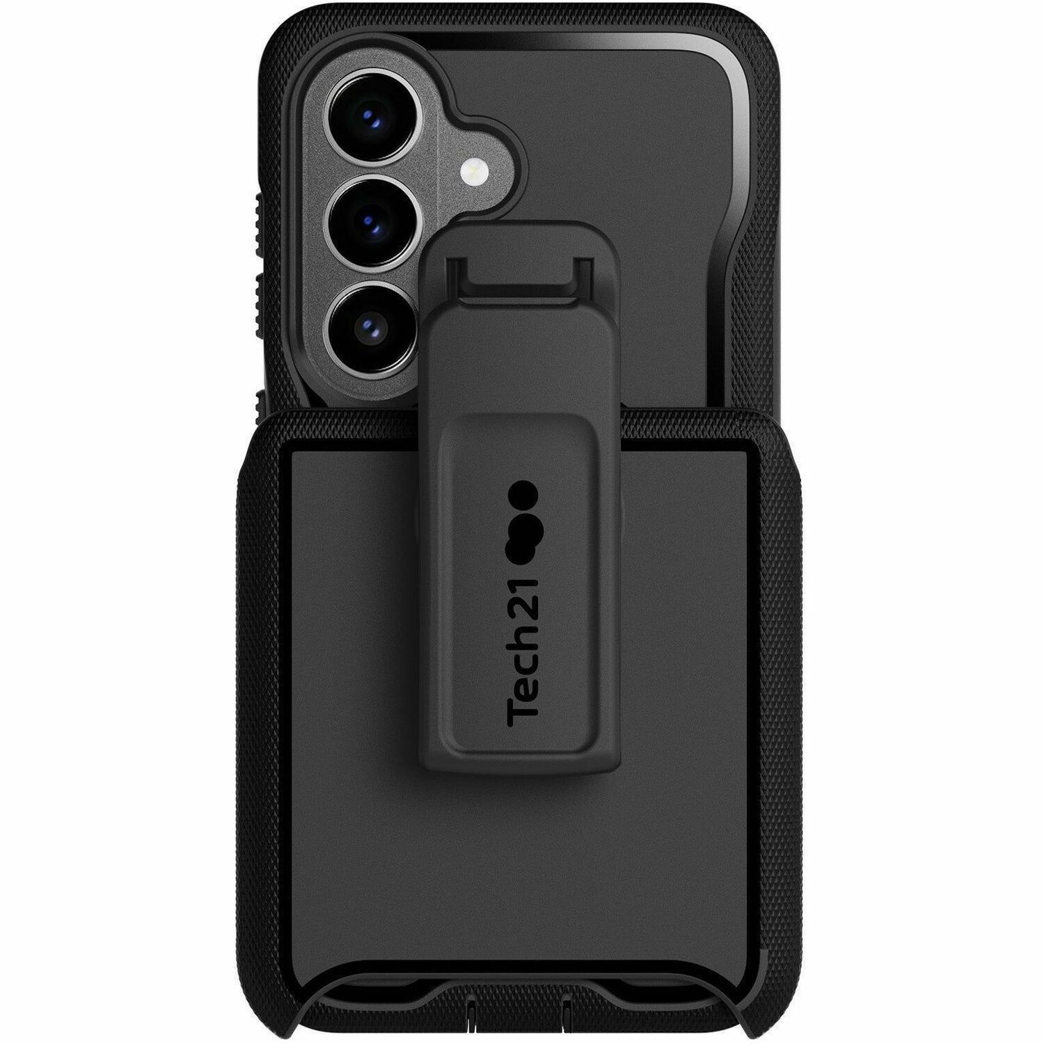 Tech21 EvoGuard Rugged Carrying Case (Holster) Samsung Galaxy S26 Smartphone - Black