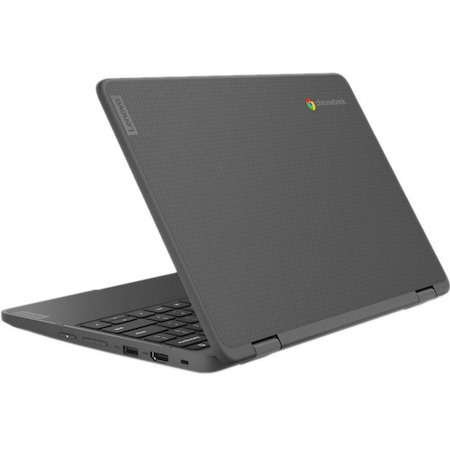 Lenovo 300e Yoga Chromebook Gen 4 82W3S0EW00 11.6" Touchscreen Convertible 2 in 1 Chromebook - HD - Octa-core (ARM Cortex A76 + Cortex A55) - 8 GB - 64 GB Flash Memory - Graphite Grey