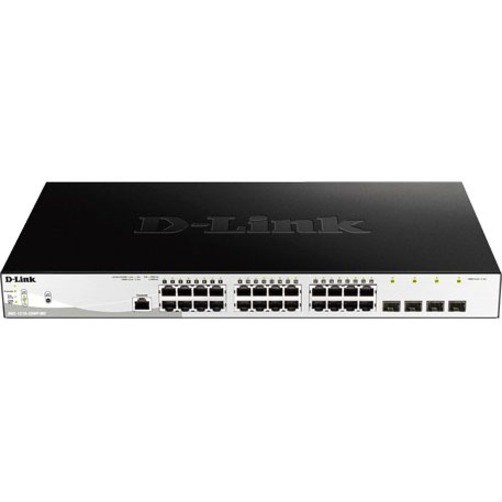 D-Link DGS-1210 DGS-1210-28MP 24 Ports Manageable Ethernet Switch - Gigabit Ethernet - 1000Base-X, 10/100/1000Base-T