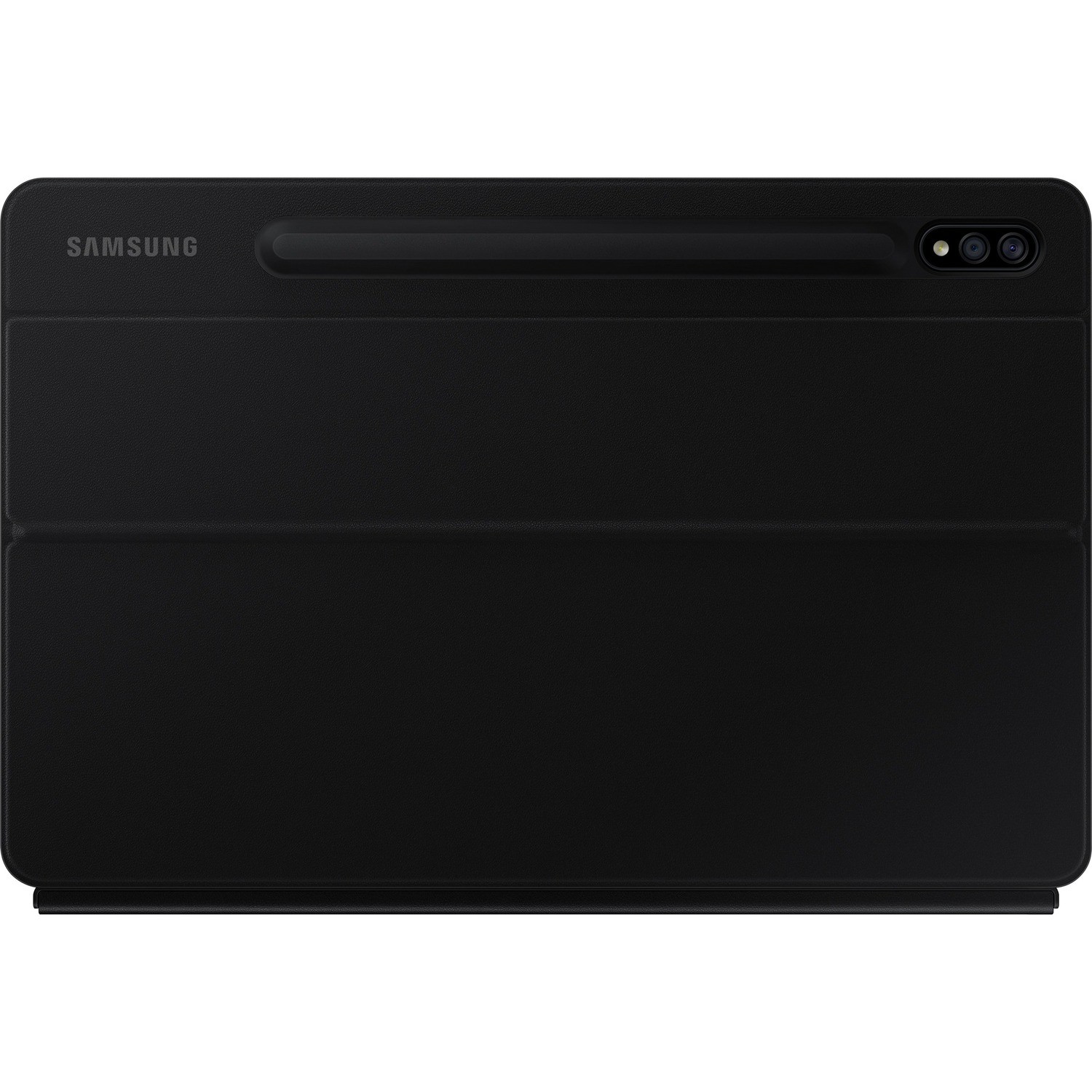 Samsung Book Cover Keyboard/Cover Case (Book Fold) Samsung Galaxy Tab S7+ Tablet - Black