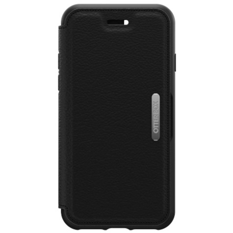 OtterBox Strada Carrying Case (Folio) Apple iPhone 7, iPhone 8 Smartphone - Shadow Black