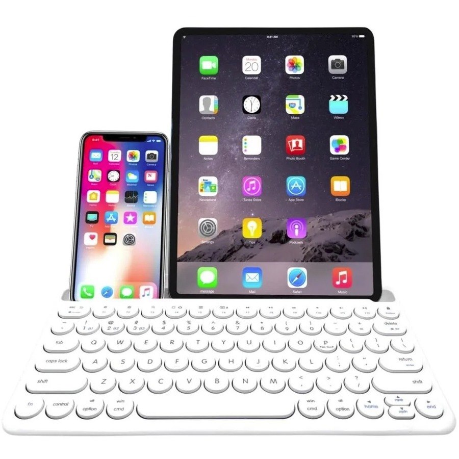 Macally BTTABKEYBAT Series- Multi Device Portable Bluetooth Wireless Keyboard