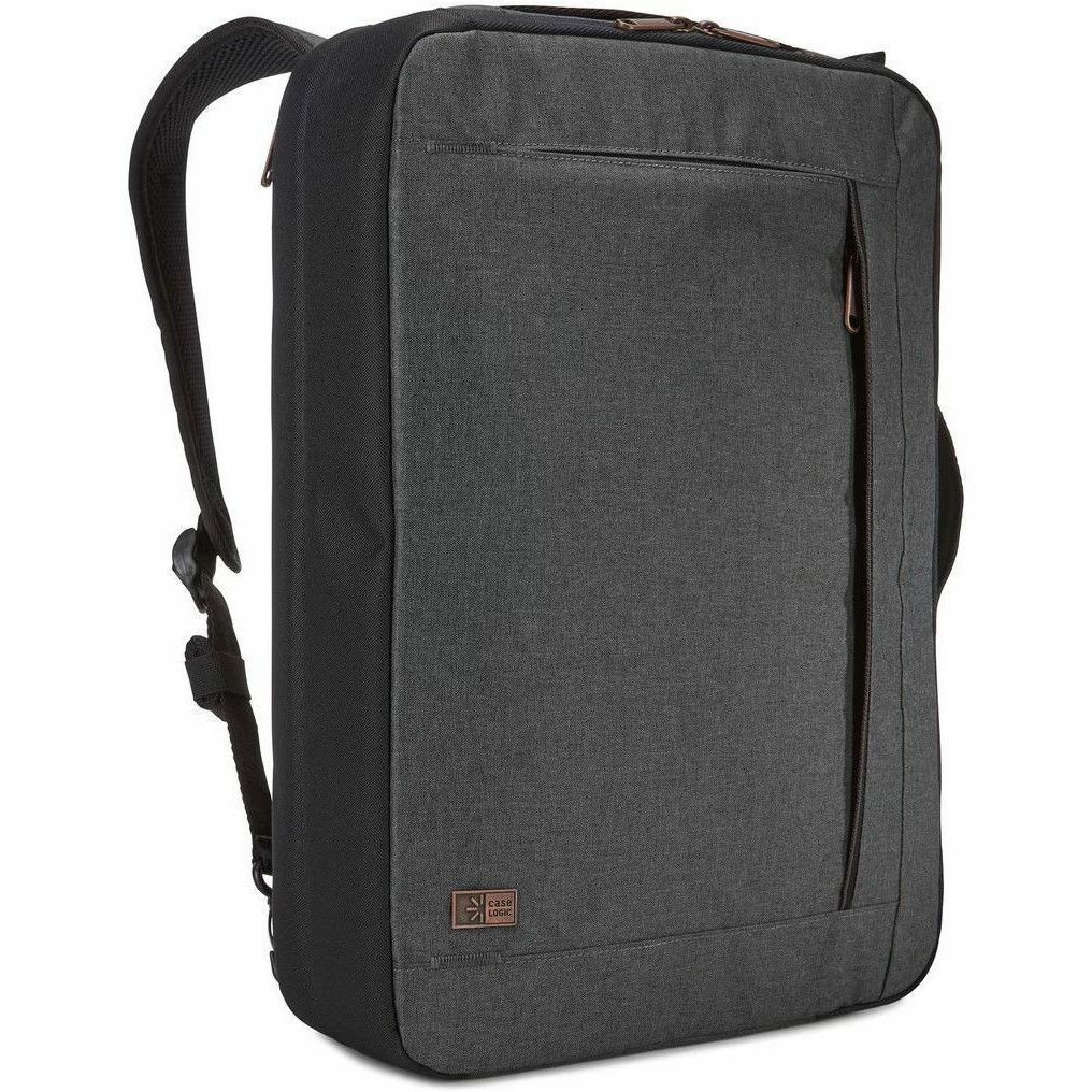 Case Logic Era ERACV-116 Carrying Case (Backpack/Briefcase) for 25.7 cm (10.1") to 39.6 cm (15.6") Notebook - Obsidian
