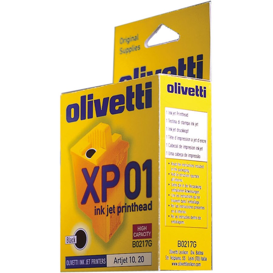 Olivetti XP01 Original Inkjet Ink Cartridge - Black Pack