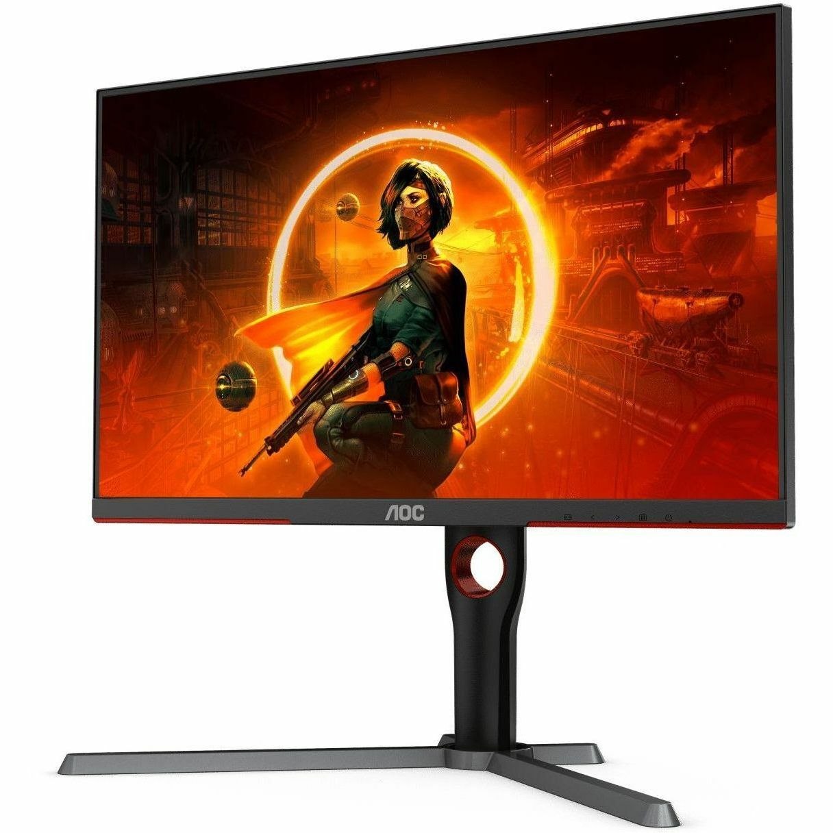 AOC Q27G3ZN 27" Class WQHD Gaming LED Monitor - Black, Red