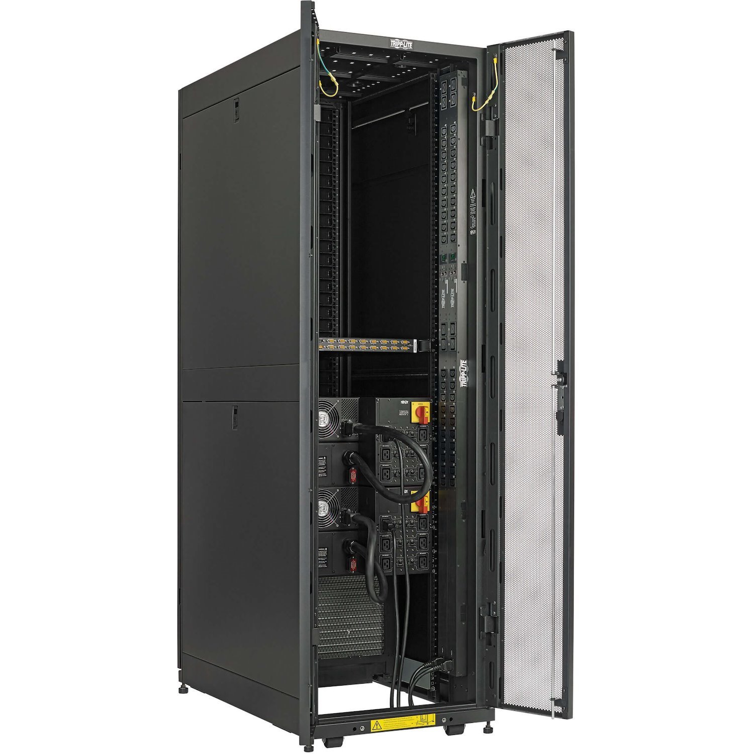 Tripp Lite by Eaton EdgeReady&trade; Micro Data Center - 38U, 6 kVA UPS, Network Management and PDU, 208/240V Assembled/Tested Unit