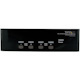 StarTech.com 4-Port DVI and VGA, USB KVM Switch with Audio and USB 2.0 Hub