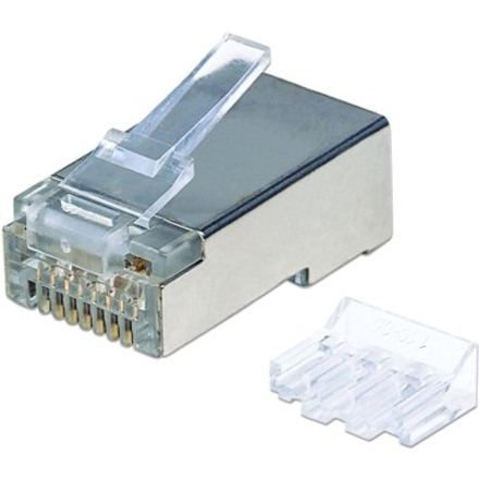 Intellinet Cat6a RJ45 Modular Plugs STP- Pro Solid/Strand 3/Prong 70 PK
