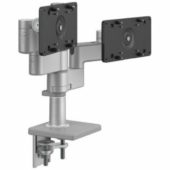 Humanscale M/Flex X8NTNCES4TK4TK Desk Mount for Monitor, Mounting Arm - Silver, Gray, Black