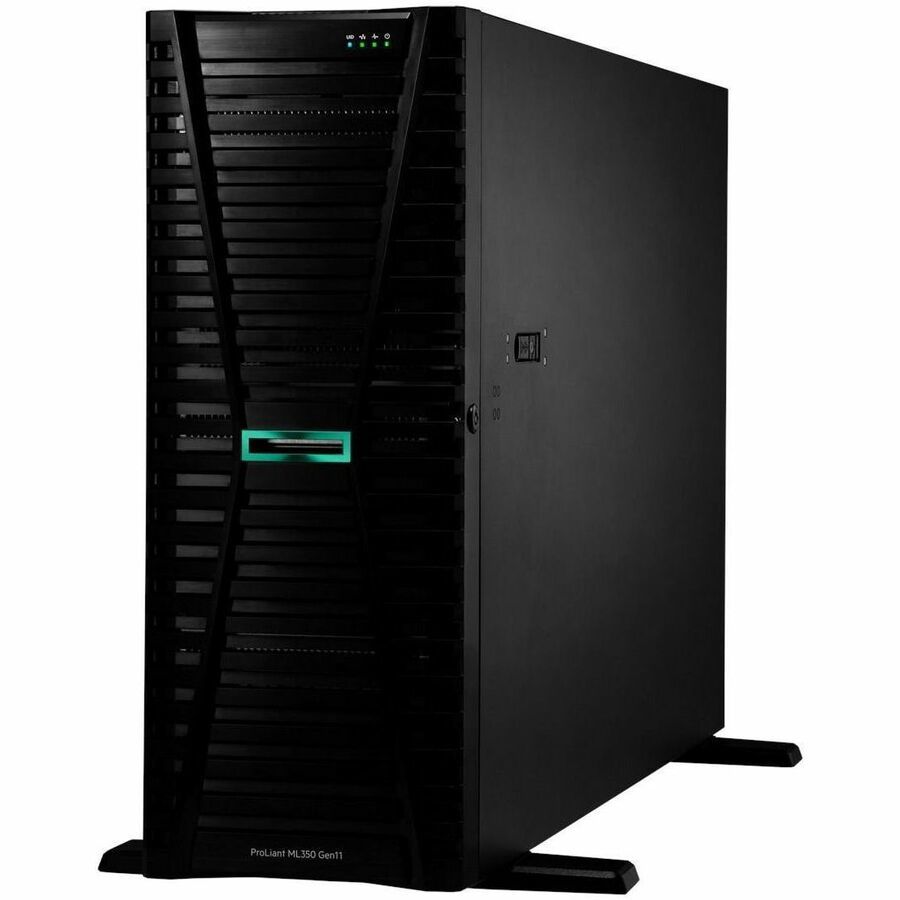 HPE ProLiant ML350 G11 4U Tower Server - 1 Xeon Silver 4514Y 2 GHz - 64 GB RAM - 4.80 TB HDD - (2 x 2.4TB) HDD Configuration - 12Gb/s SAS, Serial ATA Controller