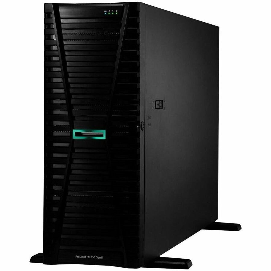 HPE ProLiant ML350 G11 4U Tower Server - 1 Xeon Silver 4514Y 2 GHz - 64 GB RAM - 4.80 TB HDD - (2 x 2.4TB) HDD Configuration - 12Gb/s SAS, Serial ATA Controller