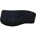 Adesso Color Illuminated Ergonomic Keyboard