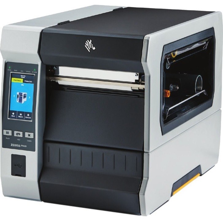 Zebra ZT620 Desktop Direct Thermal/Thermal Transfer Printer - Monochrome - Label Print - USB - Serial - Bluetooth