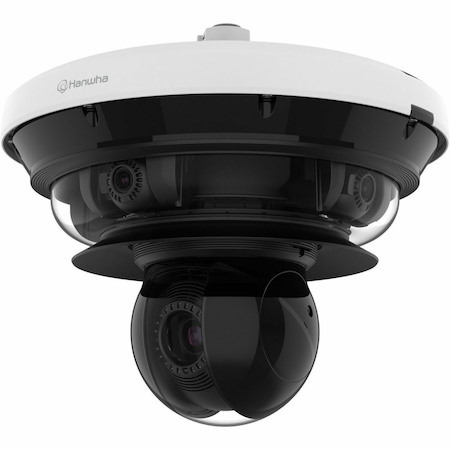 Wisenet PNM-C34404RQPZ 34 Megapixel Outdoor 4K Network Camera - Color - Dome - White