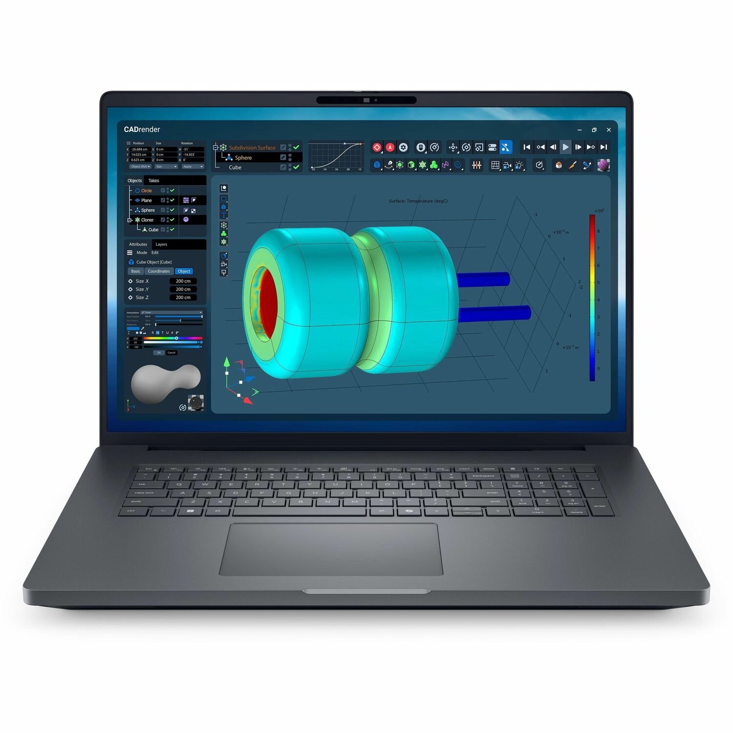 Dell Pro Max Plus MB18250 18" Mobile Workstation - QHD+ - 120 Hz - Intel Core Ultra 7 265HX - vPro Technology - 32 GB - 512 GB SSD - English (US) Keyboard - Magnetite