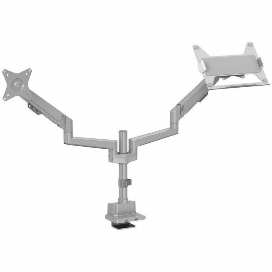 Amer Mounts HYDRA2GPT Mounting Arm for Monitor, Notebook - Matte Silver
