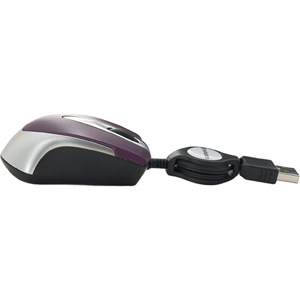 Verbatim Mini Travel Optical Mouse - Purple