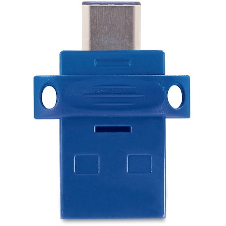 64GB Store 'n' Go Dual USB 3.2 Gen 1 Flash Drive for USB-C™ Devices - Blue
