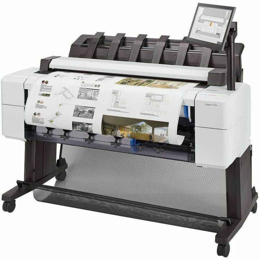 HP Designjet T2600dr PostScript A0 Inkjet Large Format Printer - Includes Printer, Scanner, Copier - 36" Print Width - Color