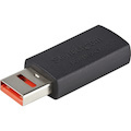 StarTech.com Secure Charging USB Data Blocker Adapter, Male/Female USB-A Data Blocking Charge/Power-Only Charging Adapter for Phone/Tablet