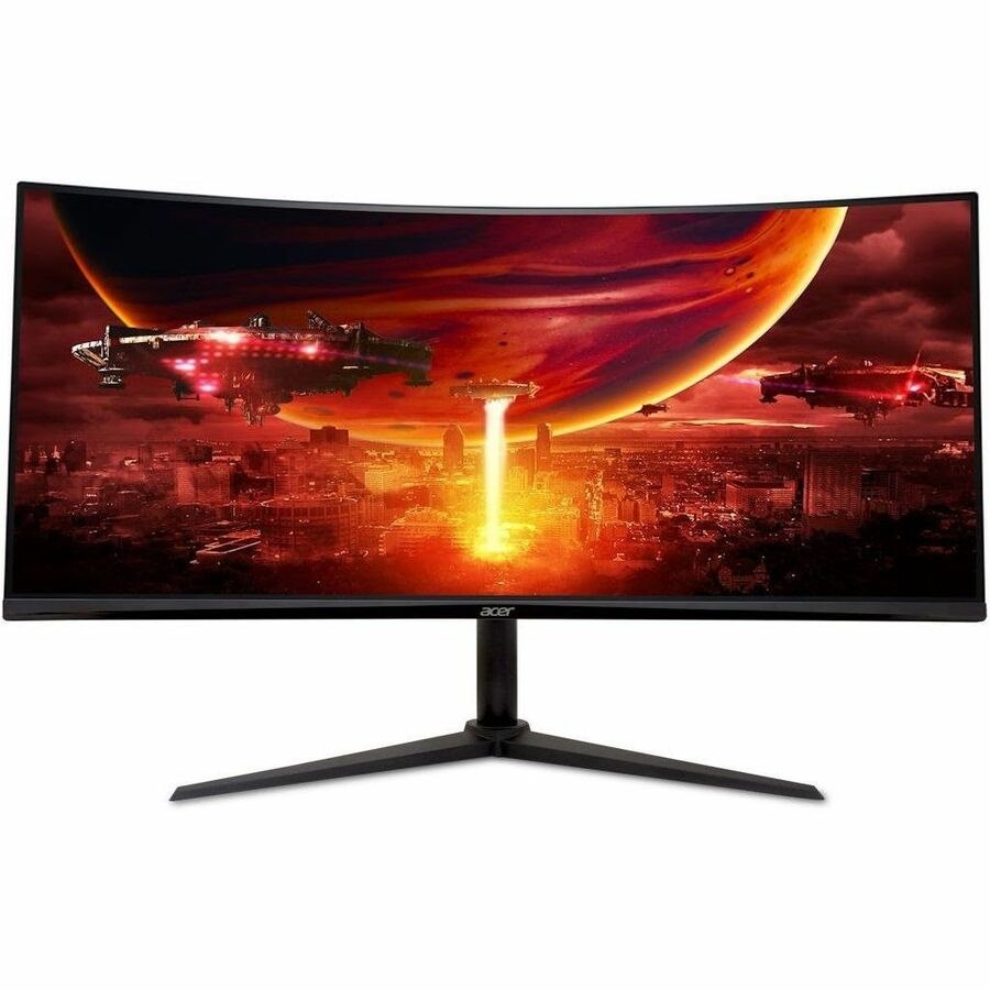 Acer Nitro XZ342CU V3 34" Class UWQHD Gaming LED Monitor - 21:9 - Black